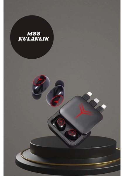 Buğz Dijital Göstergeli Powerbank Kablosuz Kulaklık ve 7 Kordonlu Yeni Nesil Akıllı Saat Dokunmatik Kontrol fırsatları