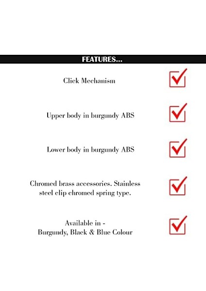 52 Tükenmez Bordo fiyatları