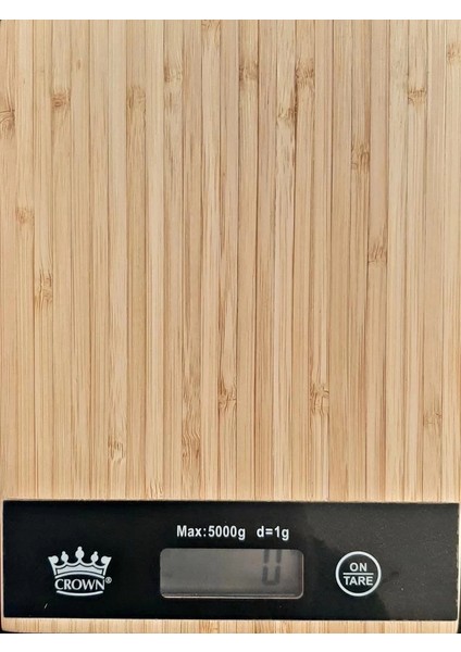 Buğz Dijital LCD Mutfak Tartısı Terazisi 5kg Bambu Desenli fiyatları