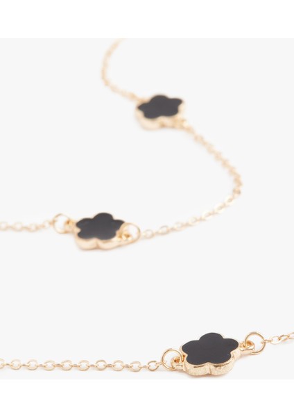 Çiçekli Zincir Kolye modelleri