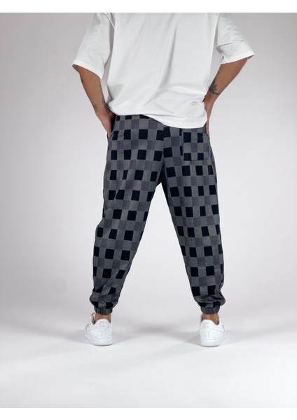 Dama Desenli Pileli Yarım Şalvar COC1022 fırsatları