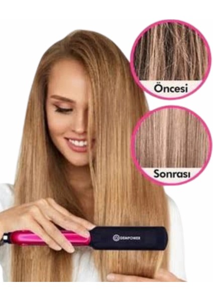Buğz Saç Düzleştirici Seramik Kaplama Yüksek Isı Ayarlı Profesyonel 4 Kademeli 220 Decere fiyatları