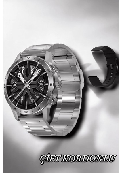 Buğz Suya Dayanıklı Dokunmatik Akıllı Saat Bluetooth 5.0, Sesli Asistan ve Sağlık Takibi fırsatları