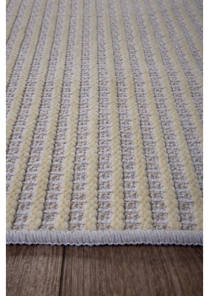 Beyaz Krem Şönil Kilim Halı – Hasır Dokulu, Yıkanabilir, Kaymaz Taban, Salon, Oturma ve Çocuk Odası Yolluk modelleri