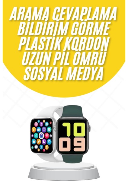 Buğz Akıllı Saat Uyku ve Sağlık Takibi Arama Cevaplama 44 mm Amoled Ekran fiyatları