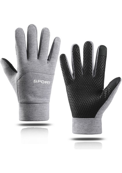 Bisiklet Eldiveni Erkek Su Geçirmez, Karışımlı Kumaşlı, Isıtıcı, Kışlık, Açık Hava, Bisiklet Sürme ve Araba Sürme Için A Da Lı, Su Geçirmez, Karışımlı Kumaşlı, Kaymaz Eldiven (Yurt Dışından)