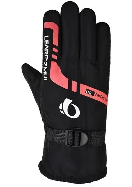 Kayak Eldiveni, Yünlü, Kalın Isıtmalı, Elektrikli Araçlarda Kullanılabilir, Geçirmez, Kışlık Motorsiklet ve Bisiklet Için Su Geçirmez, Soğuktan Koruyucu (Yurt Dışından)