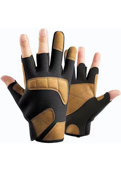 Balıkçılık Eldiveni, Profesyonel Sınıf, Kış Için Erkek ve Kadınlar Için, Üç Parmaklı, Su Geçirmez, Yem Yapışmaz, Balık Tutmayı Kolaylaştıran Kalınlaştırılmış Model (Yurt Dışından)