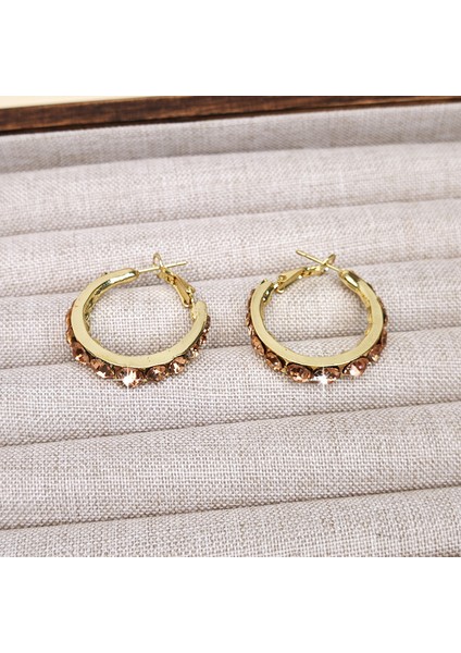 Retro Elmas Süslemeli Küpeler, Kadınlar Için Zarif ve Sade 925 Gümüş Iğneli Küpeler, Hafif Lüks ve Karmaşık Olmayan Minimalist Tasarım (Yurt Dışından)