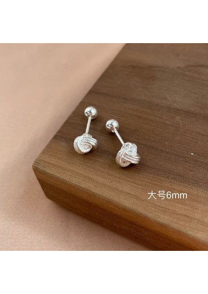 Ruyi Düğüm Küpe, Kulak Tıkacı Gerekmeyen Spiral Kulak Kemiği Küpeleri, Kadınlar Için Niche, Zarif, Kişisel ve Sade Takı (Yurt Dışından)