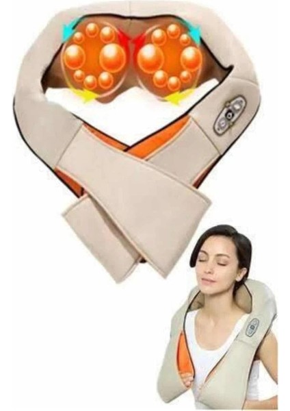 Buğz Ovmalı, Boyun Sırt Insan Eli Hissi Veren Şarjlı Masaj Aleti Masaj Cihazı modelleri
