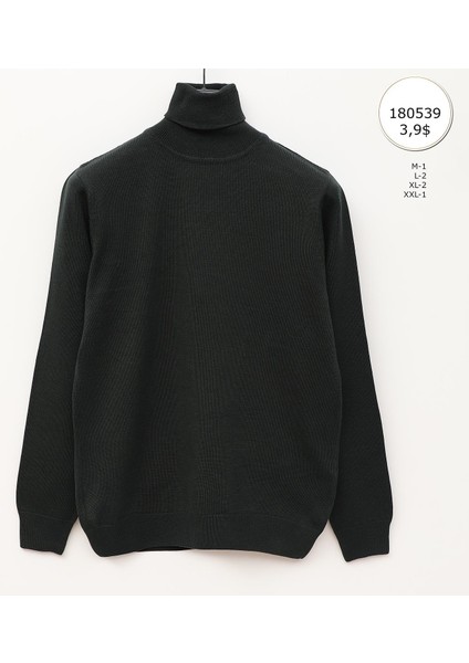 Erkek Şardonsuz Uzun Kol Ince Kazak - 180539 - Nefti