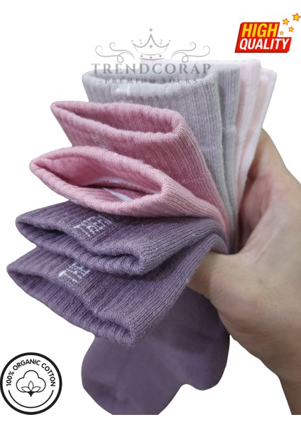 Kız Çocuk Kışlık Havlu Termal Çorap Seti 4’lü | %100 Pamuk | 3–12 Yaş | Renkli Soket Çoraplar fırsatları