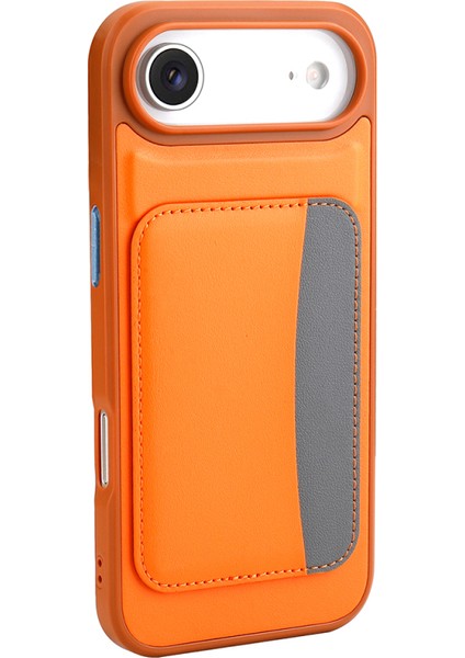 iPhone 17 Air Kılıf Kartlıklı Şık Silikon Kapak Ryc / X-Kart