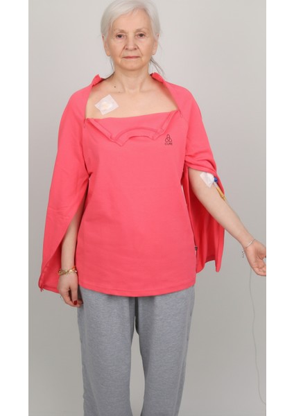 Cure Adaptif Kemoterapi Hasta Bakım Kıyafeti Fuşya fırsatları