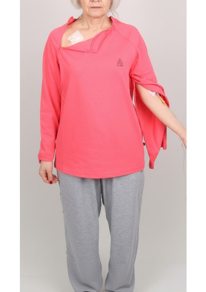 Cure Adaptif Kemoterapi Hasta Bakım Kıyafeti Fuşya indirimleri