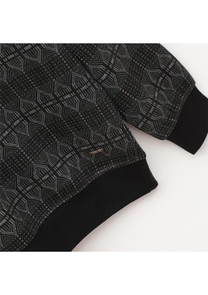 Erkek Polo Yaka Uzun Kol Ince Tişört - (M-2xl) - DIJ-2402 - Siyah modelleri