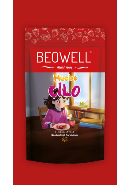 Mucize Çilo 12 G | Freeze-Dried Dondurularak Kurutulmuş Çilek Atıştırmalığı indirimleri