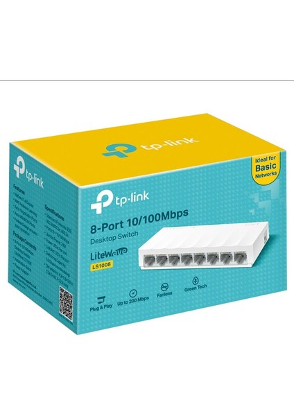 LS-1008 8 Port 10 - 100 Mbps Ethernet Switch fırsatları