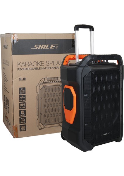 Sl-10 120 Watt Taşınabilir Seyyar Amfi Hoparlör indirimleri