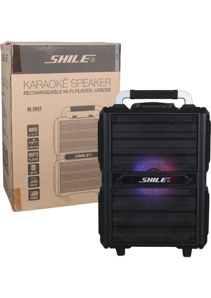 SL-2017 50 Watt Taşınabilir Seyyar Aktif Amfi Hoparlör indirimleri
