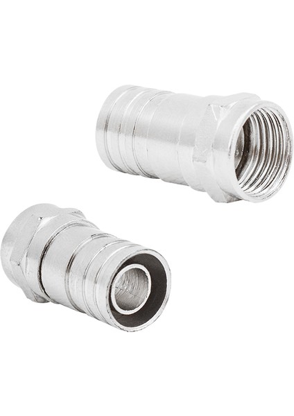 F Konnektör Sıkmalı Rg6 Kısa Tip