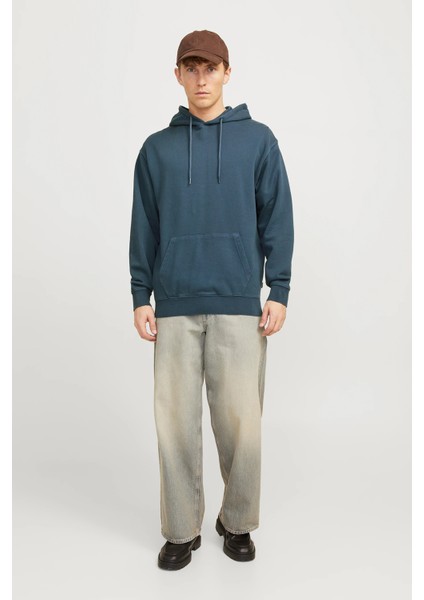 Essentials Jjecharge Pamuklu Oversize Fit Kapüşonlu Sweat Erkek Sweat 12268272 modelleri