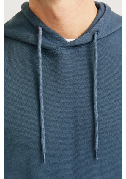 Essentials Jjecharge Pamuklu Oversize Fit Kapüşonlu Sweat Erkek Sweat 12268272 fırsatları