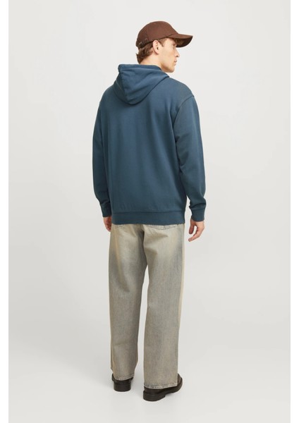 Essentials Jjecharge Pamuklu Oversize Fit Kapüşonlu Sweat Erkek Sweat 12268272