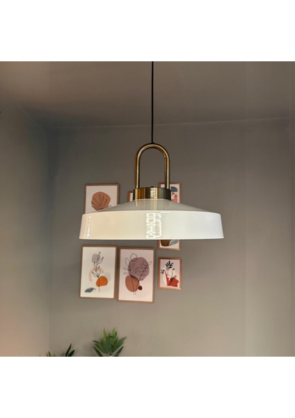 Açe Beyaz Eskitme Kilit Kafa Tekli Avize Retro Sarkıt Ofis Showroom Salon Mutfak Avizeleri modelleri