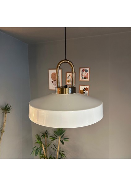 Açe Beyaz Eskitme Kilit Kafa Tekli Avize Retro Sarkıt Ofis Showroom Salon Mutfak Avizeleri fırsatları