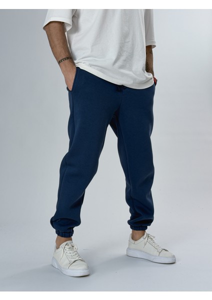 Şardonlu Lacivert Erkek Jogger Eşofman COC2552
