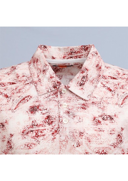 Erkek Polo Yaka Kısa Kol Tişört - (M-2xl) - PLD-457 - Bordo fiyatları