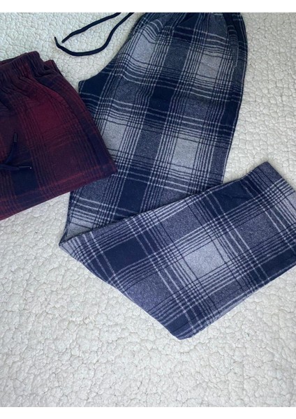 2 Adet Jakar Kümaş Kışlık Kadn Erkek Unisex Antrasit & Bordo Rengi Eşofman Pijama Altı fiyatları