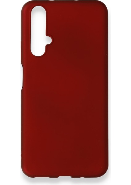 Huawei Nova 5t Kılıf Esnek Yapılı First Silikon Kapak