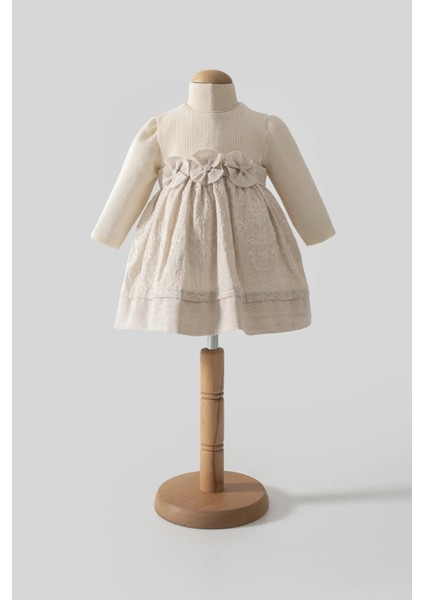 Tongs Baby Elbise 8051 Ekru