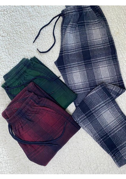 3 Adet Jakar Kümaş Kışlık Kadn Erkek Unisex Renkli Eşofman Pijama Altı fiyatları