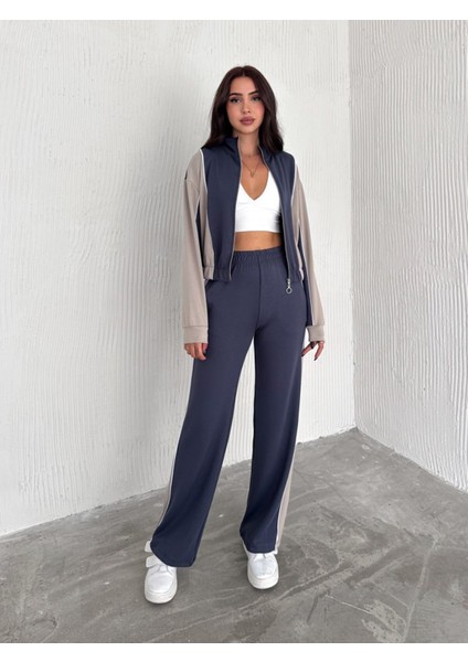 Kadın- Garnili Eşofman Takımı Modal Kumaş / Women Tracksuıt Modal Fabrıc