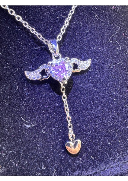 Işıklı Kutuda Sevgi Meleği Kolyesi Çelik fiyatları