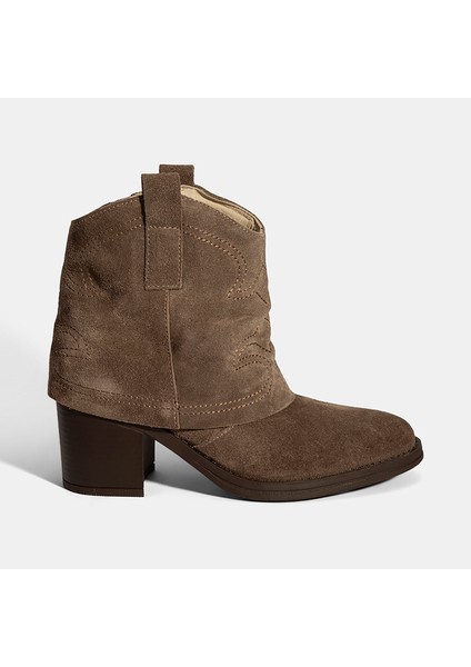 Kadın Vizon Işleme Detaylı Kalın Topuklu Bot fiyatları