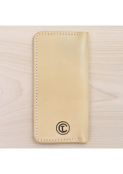 El Yapımı Hakiki Deri Kedi Desenli Unisex Cüzdan - Yakma Sanatı ve Ince Katlanabilir Model - Vegetable-Tanned El Işçiliği Tasarım fırsatları