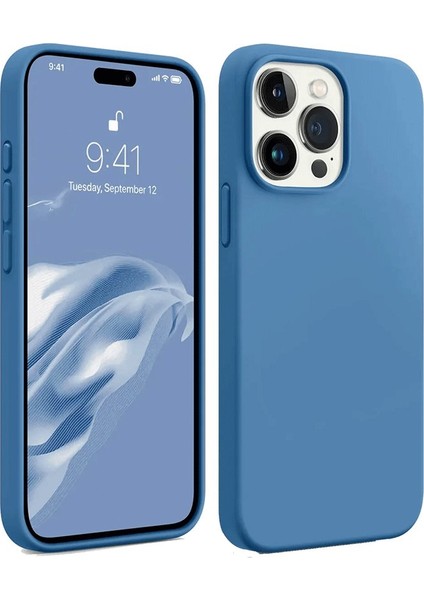 iPhone 15 Pro Max Kılıf Esnek Yapılı First Silikon Kapak