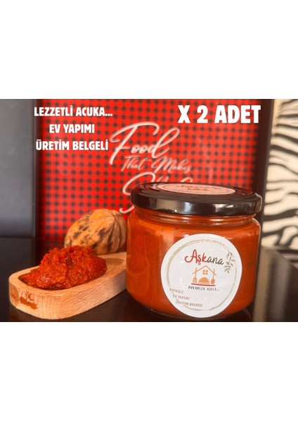 Acuka - Ev Yapımı ve Üretim Belgeli Lezzetli Kahvaltılık SOS-300 gr x 2 Adet fiyatları