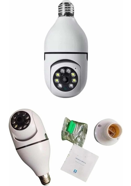 Buğz Gece Görüşlü Akıllı Dönebilen Ev Kamerası Ampül Kamera fırsatları