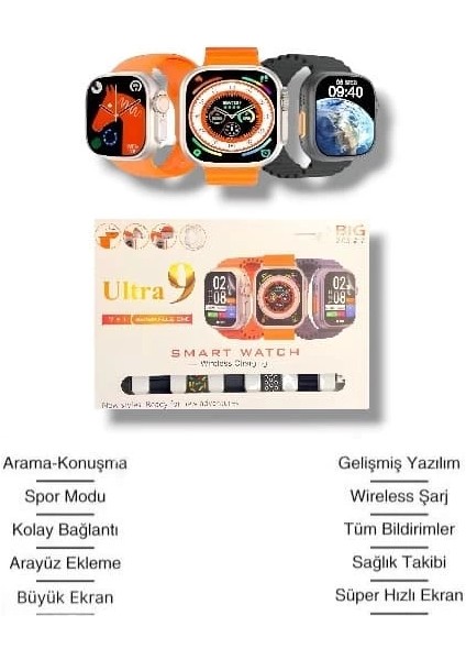 Buğz Akıllı Saat Bluetooth Araması, Spor Modları ve Sağlık Izleme ile Hayatınızı Kolaylaştıran Akıllı Saat fiyatları