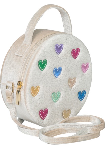 Mımı & Lula Mimi & Lula Jazzy Hearts Velvet Çanta