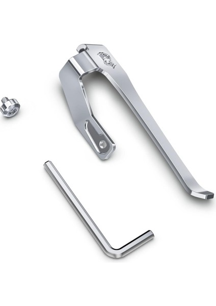 Tool, Aksesuar, Çok Amaçlı Alet Için Taşıma Klipsi, Pratik Tasarım, Gümüş, 59 mm