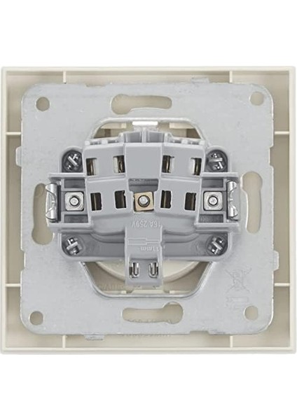 Karre Krem Çocuk Korumalı Kapakli Topraklı Priz modelleri