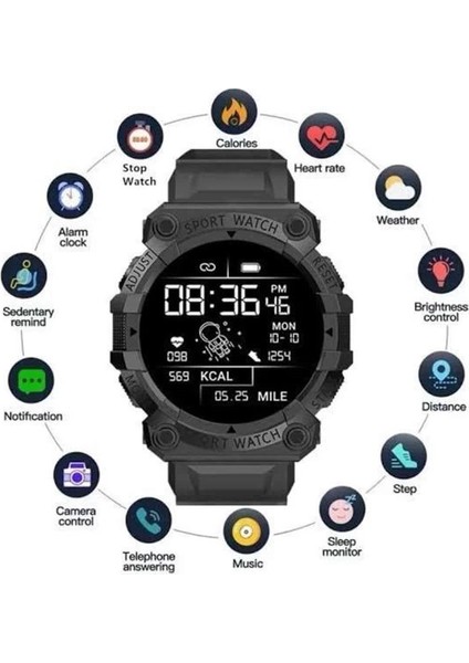 Buğz Yeni Nesil Çok Fonksiyonlu Uyku ve Sağlık Takibi Yapabilen Siyah indirimleri