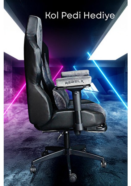 Arven Oyuncu Koltuğu Metal Malzeme ile Ergonomik Tasarım 119 kg Taşıma Kapasitesi